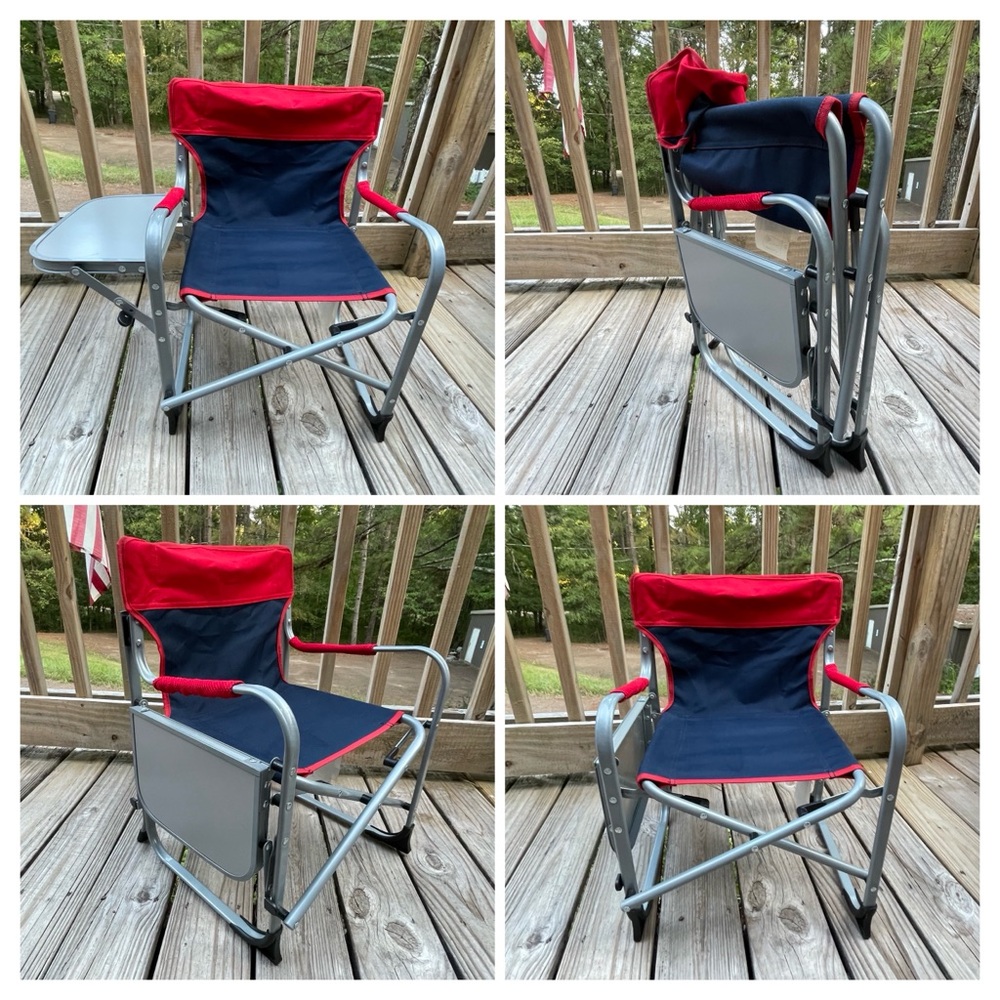 Child's Camp Chair with Side Table